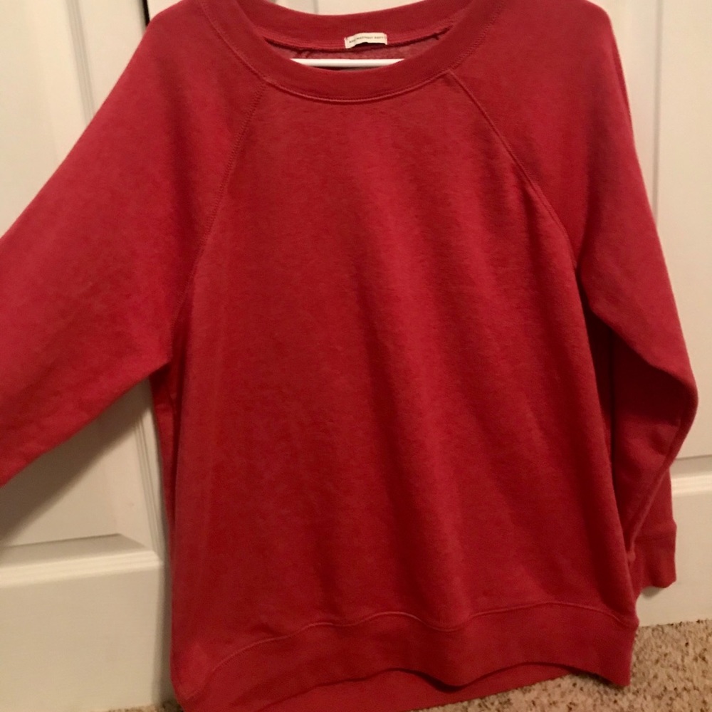 American Eagle Ahh-Mazingly Soft Red Sweatshirt